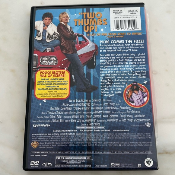 STARSKY & HUTCH DVD - Picture 3 of 3